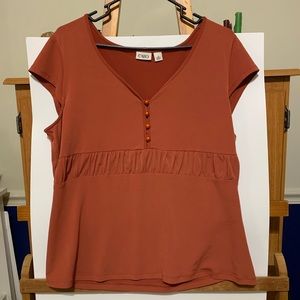 Dark Orange Blouse